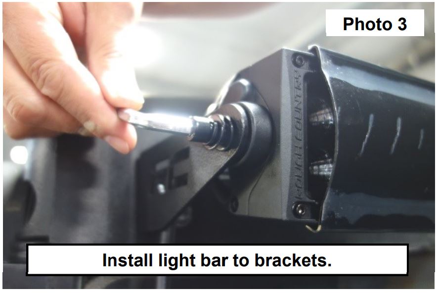ROUGH COUNTRY 9312X Polaris Ranger Rear-Facing 50 Inch Led Light Kit - Photo 3