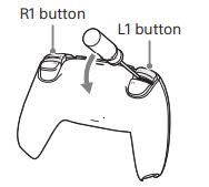 SONY PlayStation CFI-ZCT1G DualSense Wireless Controller - Using a tool such as a screwdriver, remove the L1 and R1 buttons