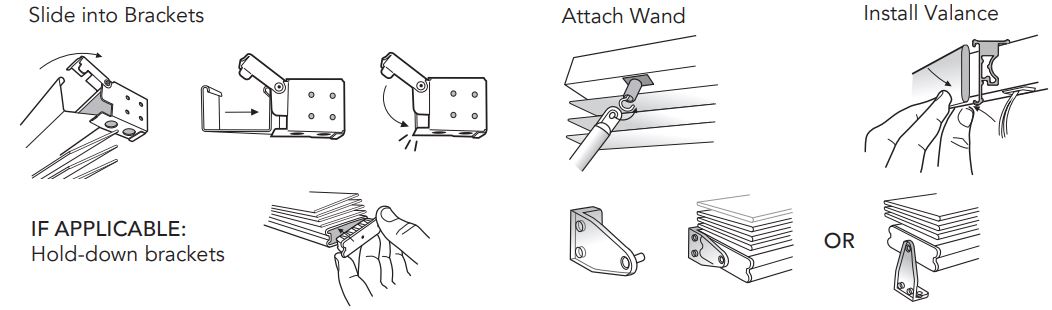 SelectBlinds 2-Inch Classic Wood Instruction Manual - FINISHING UP