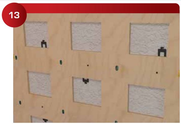 Star Hanger 300 Green Glide Installation Guide - Use a string line or laser to shim