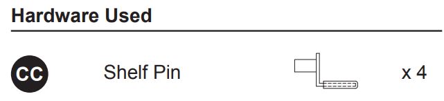 Style SELECTIONS 1678VA-49-311-934 48.875-In Vanity with Top Instruction Manual - From the front of the assembly