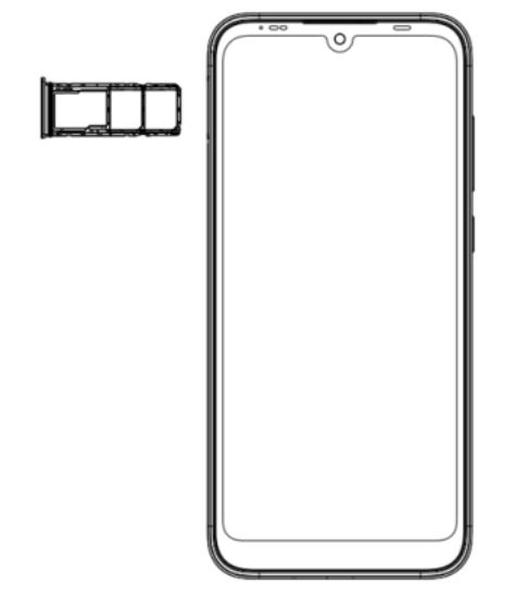 TECNO Mobile BE7 POP 6 Smartphone - SIM SD card installation