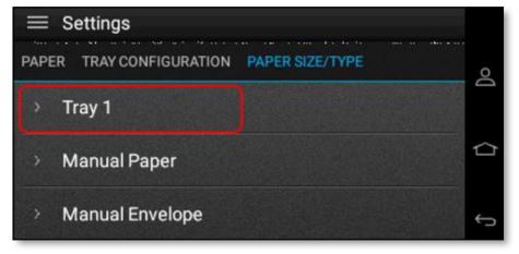 TOSHIBA A4 Series Paper Trays - Choose Tray 1.