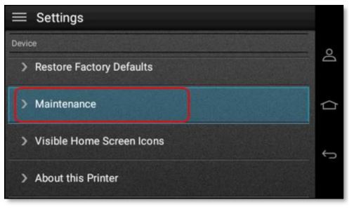 TOSHIBA A4 Series Paper Trays - Then choose the Maintenance