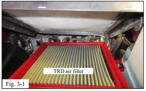 TOYOTA PTR03-34220 2022 Tundra TRD Performance Air Filter - Figure 3.1