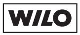 WILO 2046631 Circulation Pump Instruction Manual - Wilo Logo