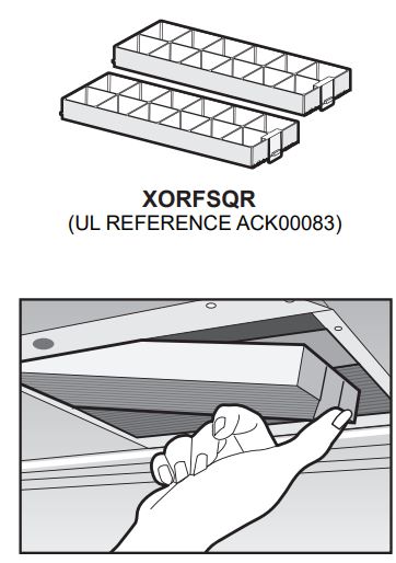 XOM30GC Wall Mount Chimney Range Hood Instruction Manual - CHANGING THE CARBON FILTERS