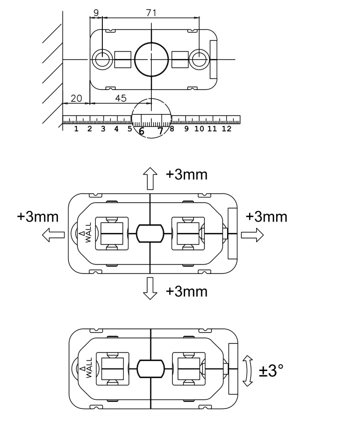 eNTRO D5000 Hydraulic Pivot Closer - ADJUSTMENT 2
