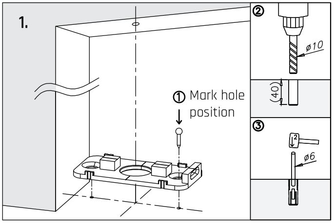 eNTRO D5000 Hydraulic Pivot Closer - figure 1