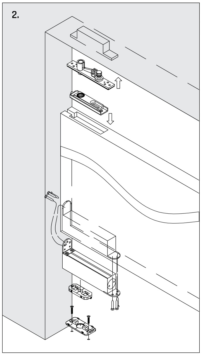 eNTRO D5000 Hydraulic Pivot Closer - figure 2