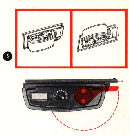 graflex Rapid-Vance 120 Roll Film Holder Instruction Manual - Setting first exposure