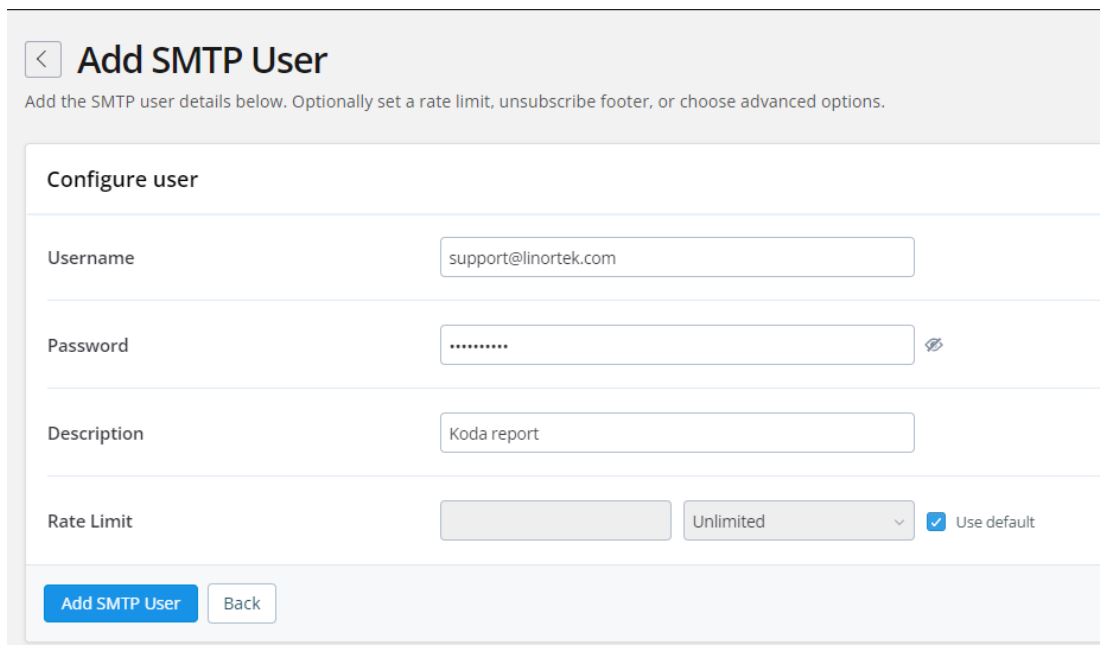 iTrixx Network Hour Meter User Manual - Add a user