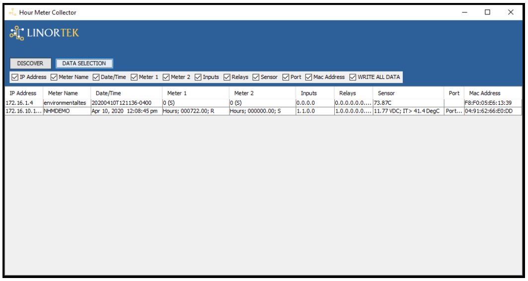 iTrixx Network Hour Meter User Manual - Data Collection