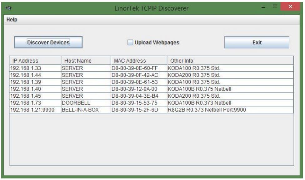 iTrixx Network Hour Meter User Manual - Once Discoverer locates your device, it will display