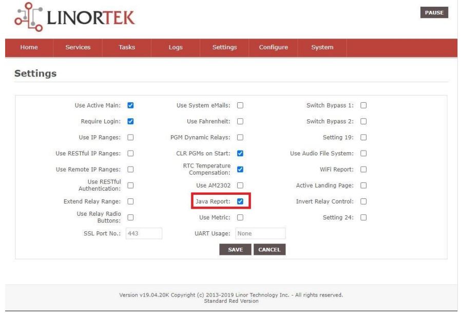 iTrixx Network Hour Meter User Manual - Setting Data Report