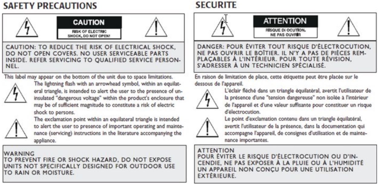 iTrixx-WFMN Owners and Operation User Manual - Safety Precautions