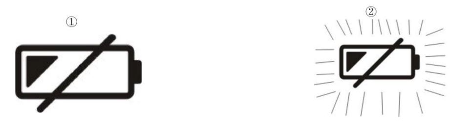 insportline 23370 Kids Metal Detector User Manual - Battery indicator