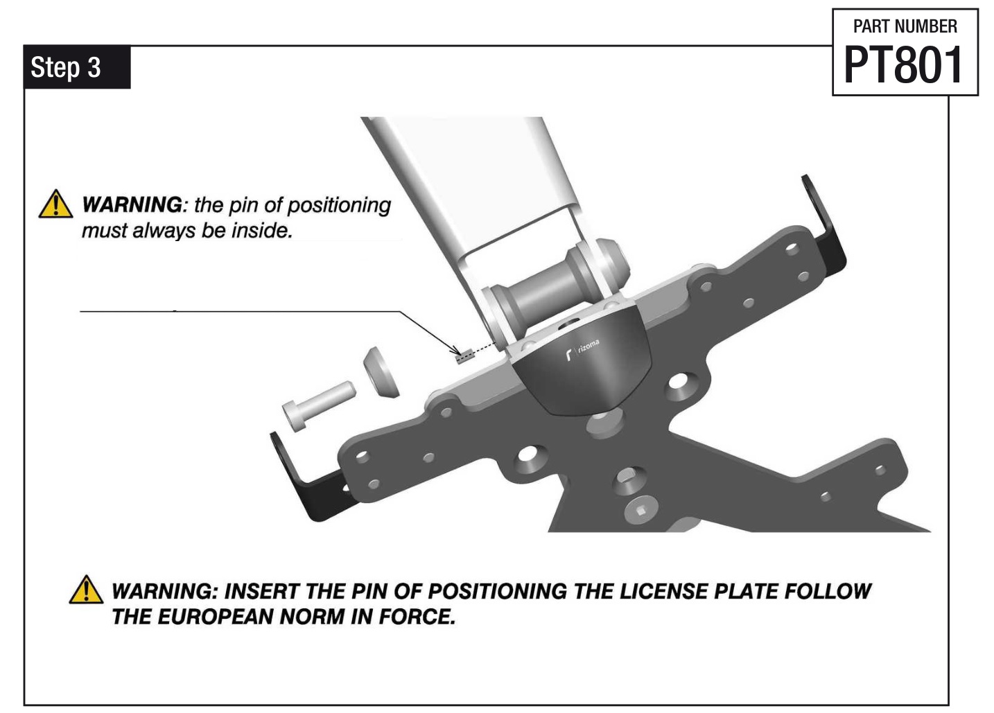 rizoma RS660 Fender Eliminator Aprilia - Step 3