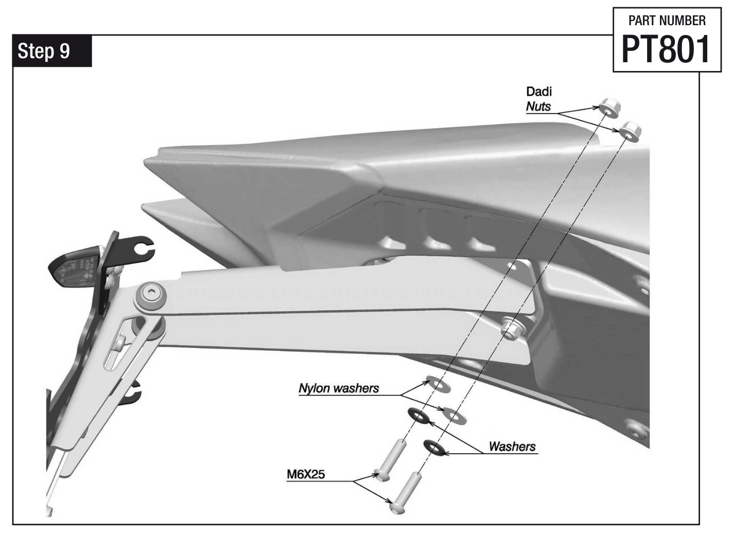 rizoma RS660 Fender Eliminator Aprilia - Step 9