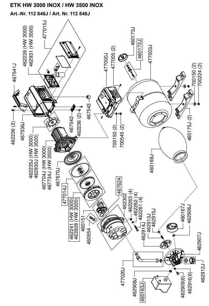 AL-KO HW 3000 Water Supply System Instruction Manual - Product overview