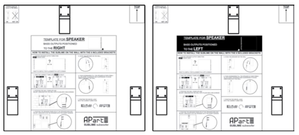 APart SUBLIME-W Wall acoustics - Speaker template