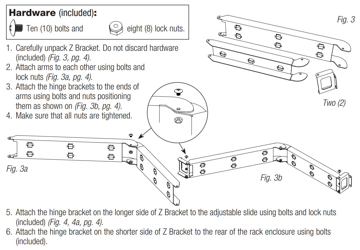 Altronix T1RSH3F8 Trove1R Rack Enclosure Installation Guide - Fig 3