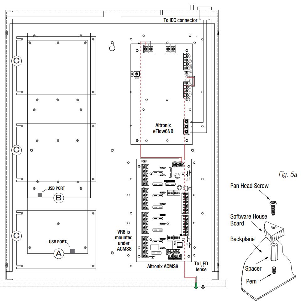 Altronix T1RSH3F8 Trove1R Rack Enclosure Installation Guide - Fig 5