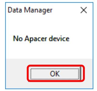 Apacer AC633 Military-Grade Shockproof Portable Hard Drive - No device detected