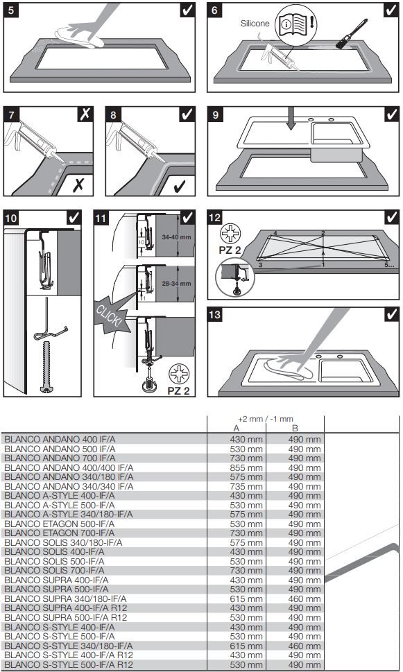 BLANCO 526114 Kitchen Sink Instructions - How to use