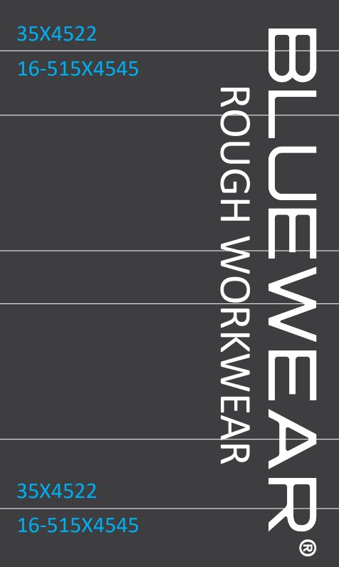 BLUEWEAR Rough Workwear Work Gloves User Manual