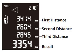 BORMANN PRO BDM7000 Laser distance meter 100m User Manual - Operating Instructions