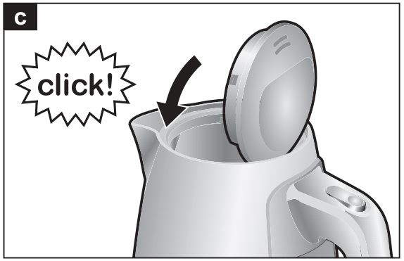BOSCH TWK6A813 ComfortLine Kettle - Figure C