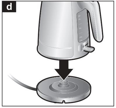 BOSCH TWK6A813 ComfortLine Kettle - Figure D