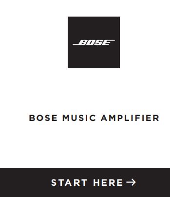 BOSE Music Amplifier Amplified Wireless Music Player User Guide