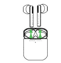 BOULT AUDIO Xpods Pro Air bass - Take the earbuds out of case, they will automatically