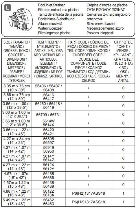 Bestway 488x122cm Power Steel Swim Vista Instruction Manual - STEEL PRO MAX™ L