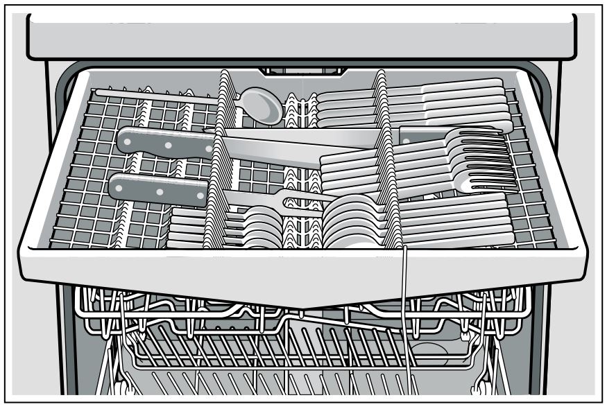 Bosch 800 Series Dishwasher 24'' SHEM78Z55N Stainless steel User Manual - Third rack