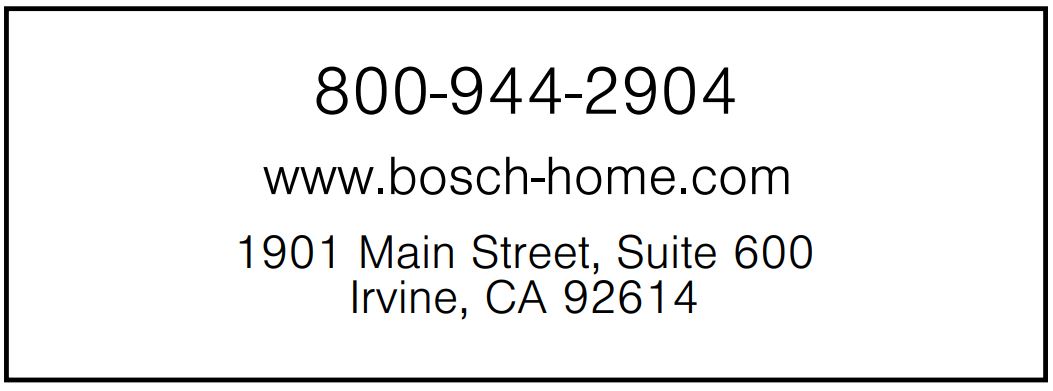 Bosch 800 Series Gas Rangetop 36'' RGM8658UC Stainless steel User Manual - Please contact us