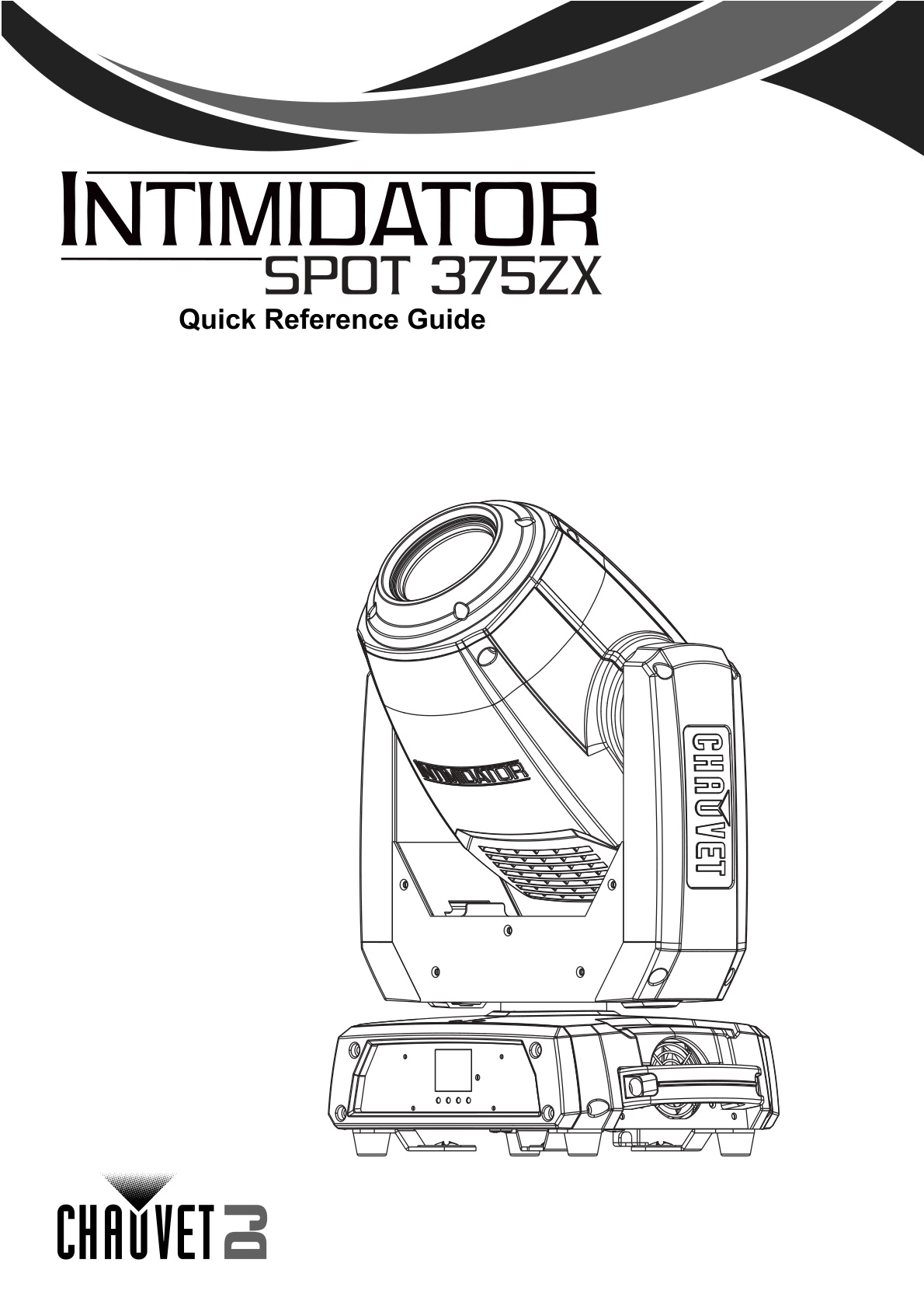 CHAUVET DJ Intimidator Spot 375ZX LED Moving Head User Manual