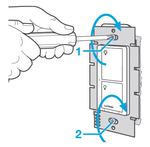 Caseta 0301799 In-Wall wallplate screws