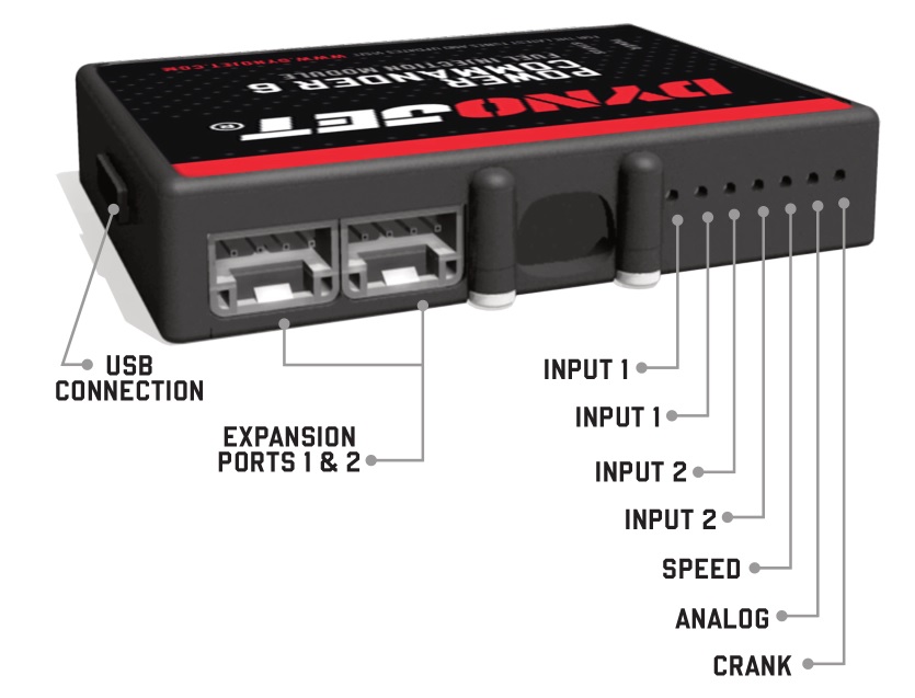 DYNOJET PC6-21034 Power Commander 6 Triumph Tiger 850 Sport 2021-2022 - INPUT ACCESSORY GUIDE
