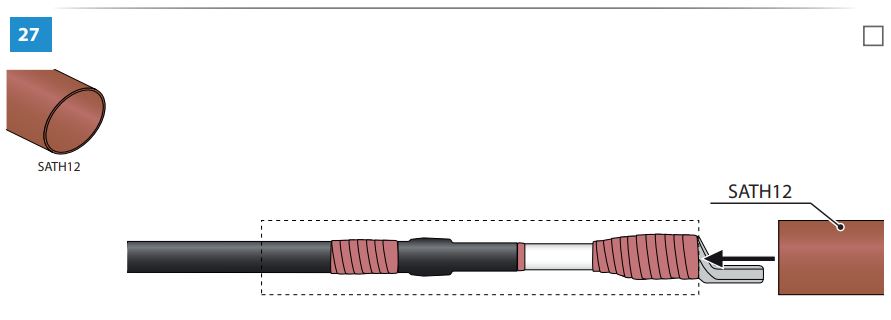 ENSTO HOT3.1211L Outdoor Terminations with Semi-Conductive Tubes for 3-core Cables Instruction Manual - How to use 27