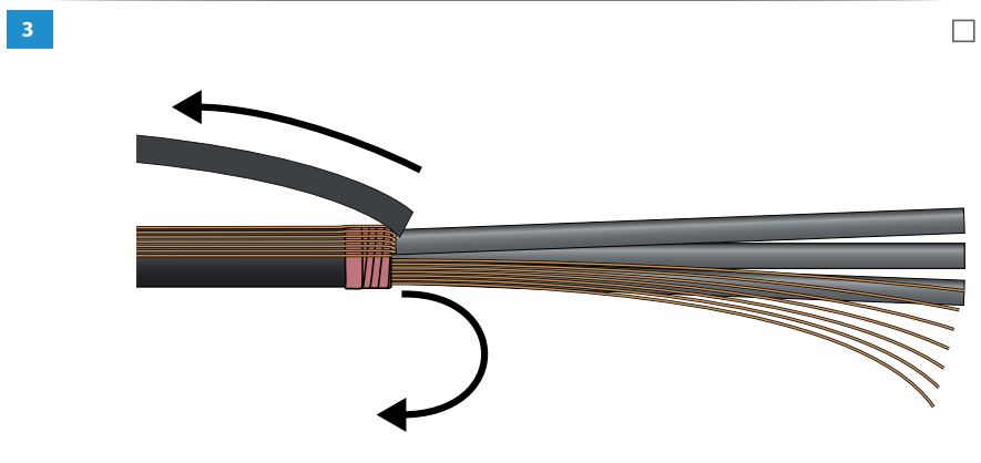 ENSTO HOT3.1211L Outdoor Terminations with Semi-Conductive Tubes for 3-core Cables Instruction Manual - How to use 3