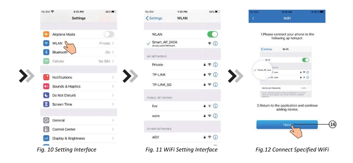 EVOHEAT HiTemp WiFi App - figure10,11,12