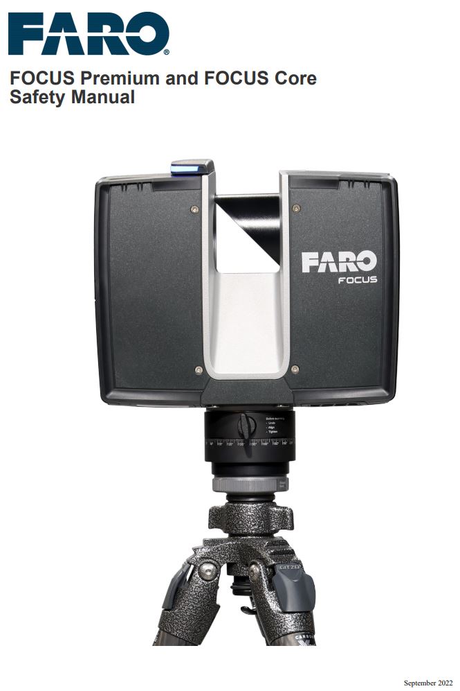 FARO Focus Premium Laser Scanner User Manual