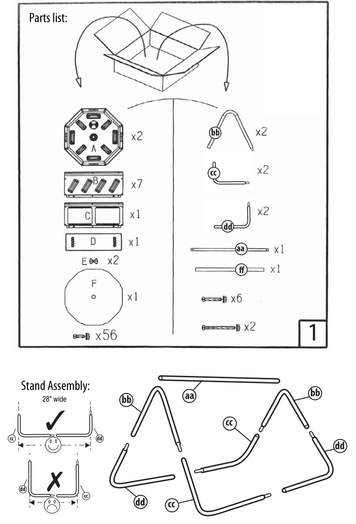 FCMP OUTDOOR IM 4000 Tumbling Composter - Assembly Instructions 1