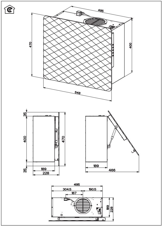 FRANKE IMPRESS 603 60 cm Wall Cooker Hood Instruction Manual - How to use