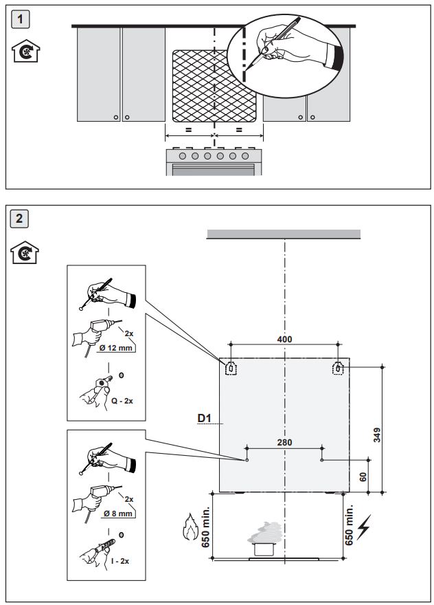 FRANKE IMPRESS 603 60 cm Wall Cooker Hood Instruction Manual - How to use