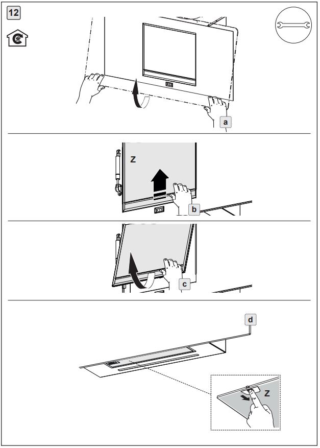 FRANKE IMPRESS 603 60 cm Wall Cooker Hood Instruction Manual - How to use