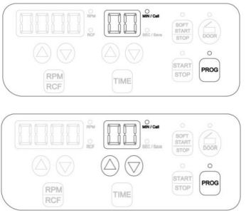 GYROZEN 416 Low-Speed General Centrifuge without Rotor User Manual - Program Recall